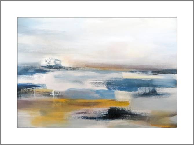 Картины, фото с паспарту Modern abstract painting