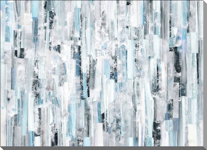 Купить и печать на заказ Картины на пластике, пеноркартоне Холодная абстракция
