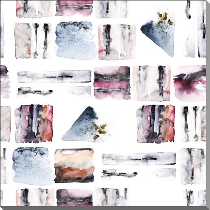 Купить и печать на заказ Картины на пластике, пеноркартоне Акварельные элементы