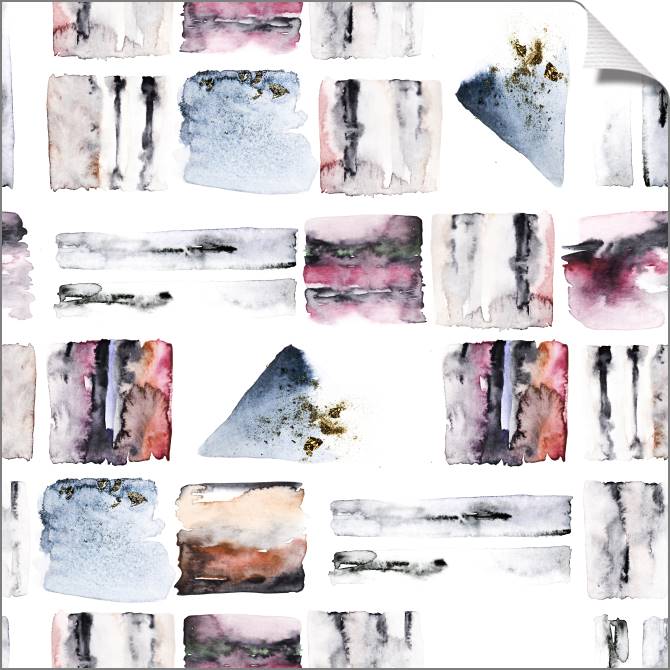 Купить и печать на заказ Картины на холсте Акварельные элементы