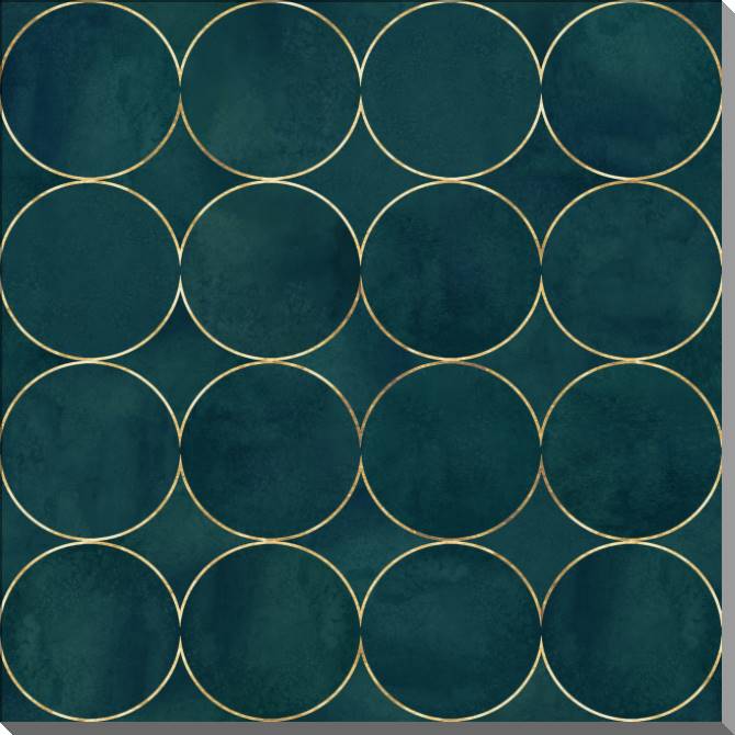 Купить и печать на заказ Картины на пластике, пеноркартоне Темно-зеленая акварель