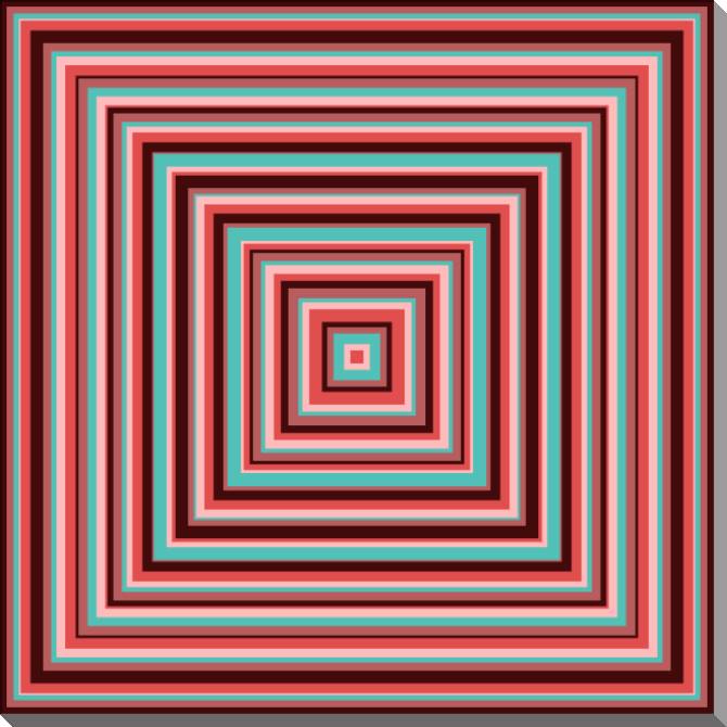 Купить и печать на заказ Картины на пластике, пеноркартоне Цветные квадраты абстракция