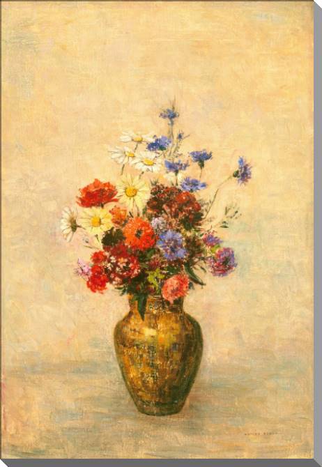 Купить и печать на заказ Картины на пластике, пеноркартоне Цветы в вазе