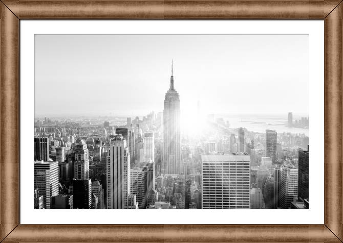 Картины в рамке, багете Skyline Of Manhattan