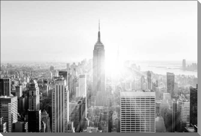 Paintings on plastic, foam cardboard Skyline Of Manhattan