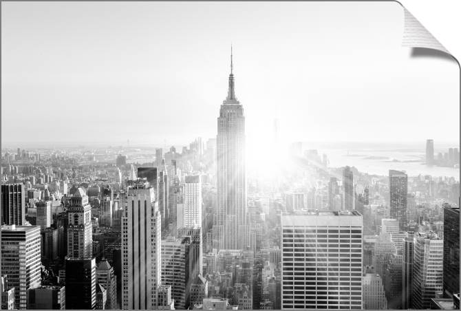 Купить и печать на заказ Картины на холсте Горизонт Манхэттена