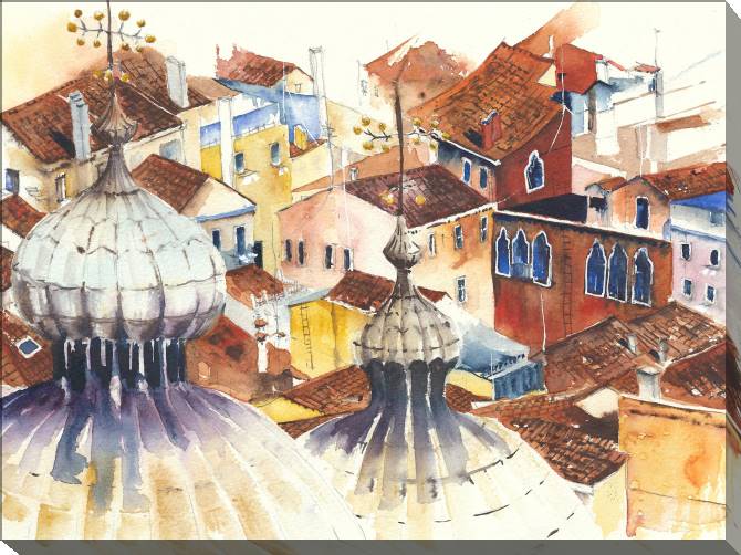 Paintings on canvas Roof Florence