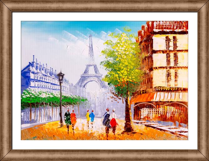 Картины в рамке, багете Paris butter