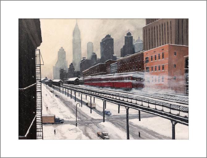 Картины, фото с паспарту New York 1940-ies