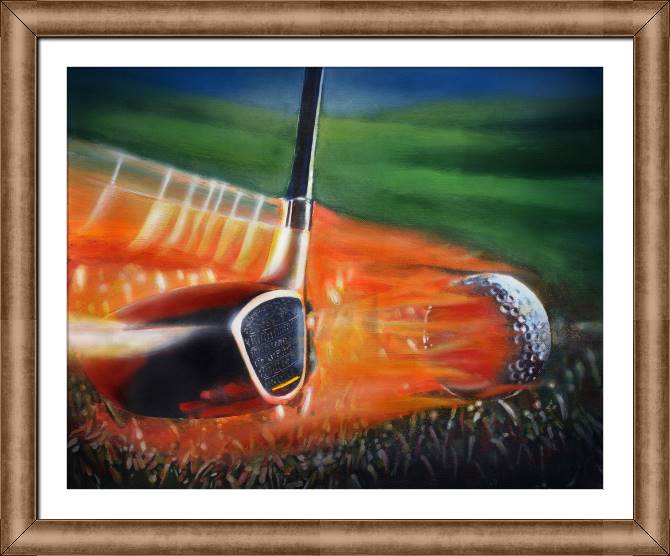 Купить и печать на заказ Картины в рамке, багете Гольф