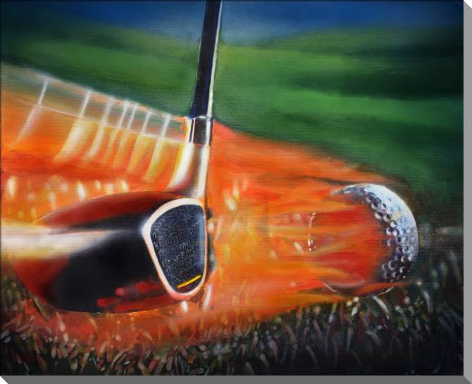 Купить и печать на заказ Картины на пластике, пеноркартоне Гольф