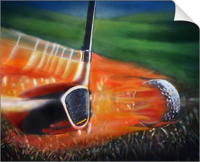 Купить и печать на заказ Картины на холсте Гольф