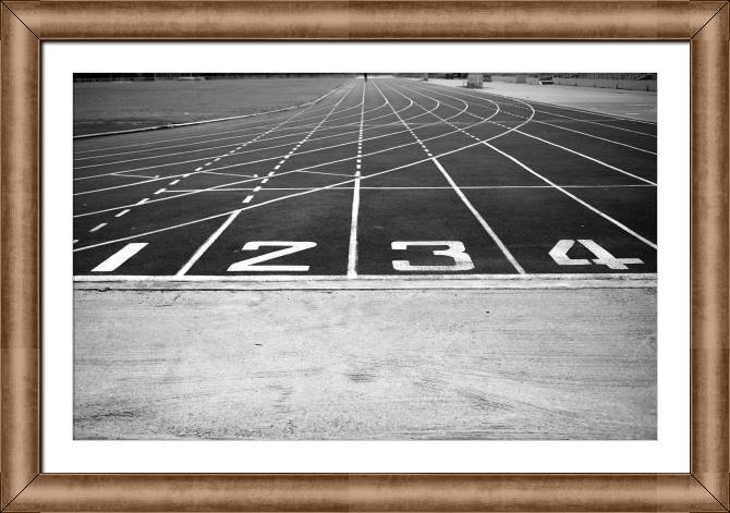 Купить и печать на заказ Картины в рамке, багете Спортивная трасса