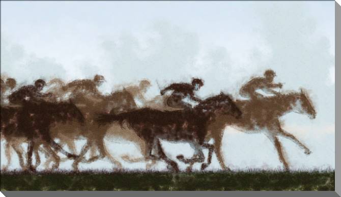 Купить и печать на заказ Картины на пластике, пеноркартоне Конный спорт