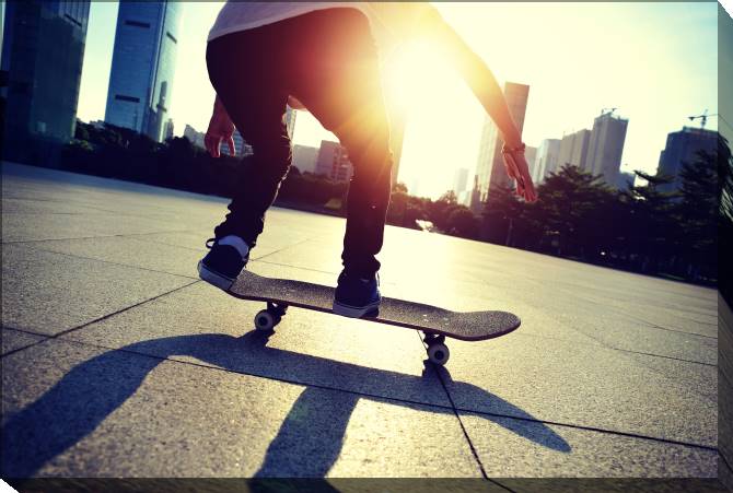 Paintings on canvas Skater