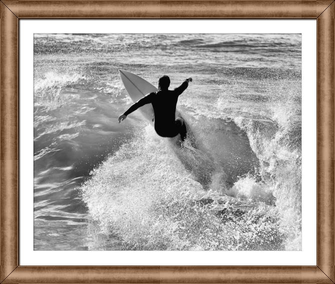 Купить и печать на заказ Картины в рамке, багете Серфинг