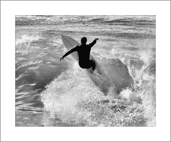 Картины, фото с паспарту Surfing