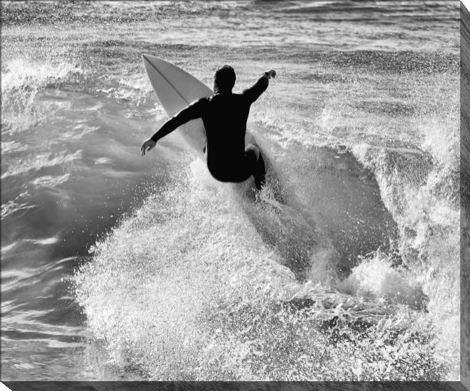 Paintings on canvas Surfing