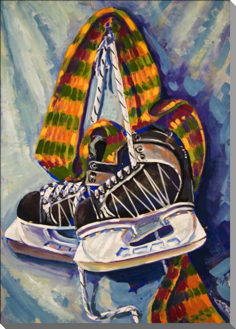 Купить и печать на заказ Картины на пластике, пеноркартоне Коньки