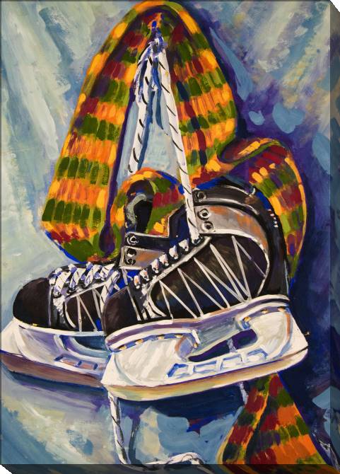 Paintings on canvas Skates