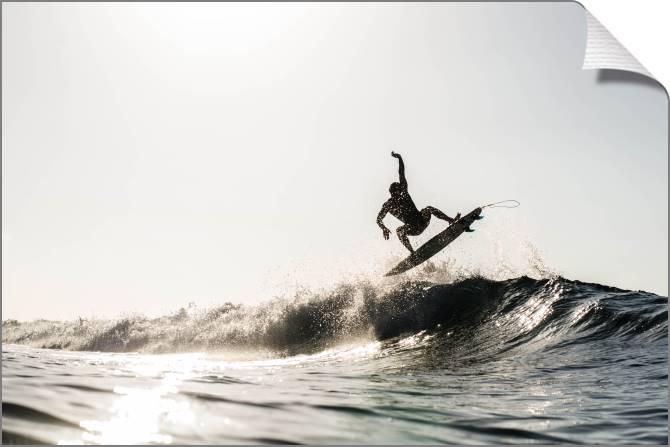 Купить и печать на заказ Картины на холсте Солнце и серфинг