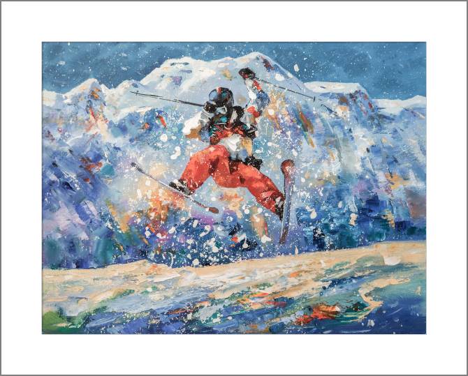 Paintings, photos from Passepartout Skier