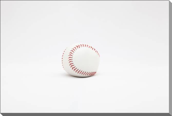 Купить и печать на заказ Картины на пластике, пеноркартоне Бейсбольный мяч