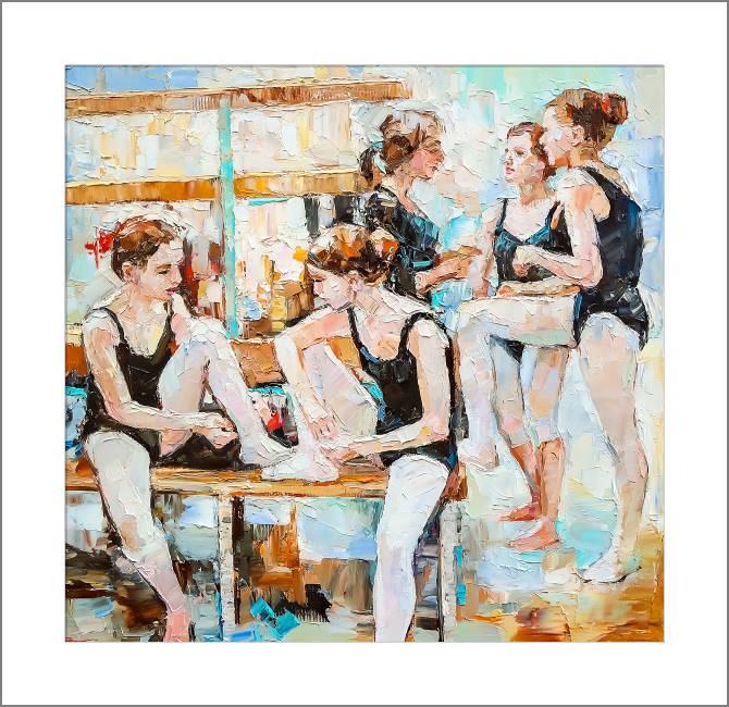 Paintings, photos from Passepartout Girls-gymnasts