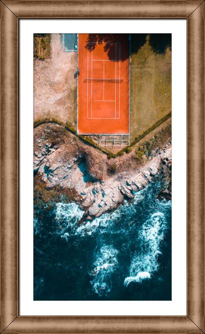 Купить и печать на заказ Картины в рамке, багете Теннисный корт
