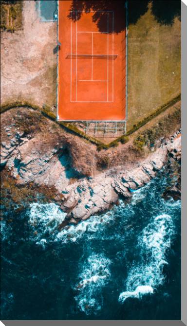 Купить и печать на заказ Картины на пластике, пеноркартоне Теннисный корт