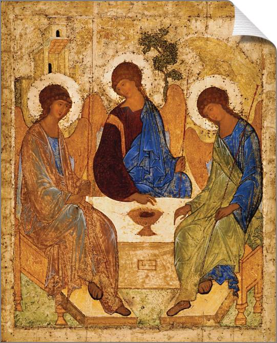 Paintings on canvas The Icon Of The Trinity