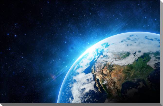 Купить и печать на заказ Картины на пластике, пеноркартоне Планета Земля