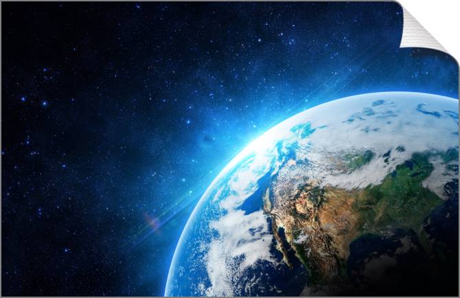 Купить и печать на заказ Картины на холсте Планета Земля