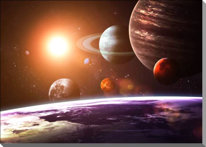 Купить и печать на заказ Картины на пластике, пеноркартоне Объекты Солнечной системы