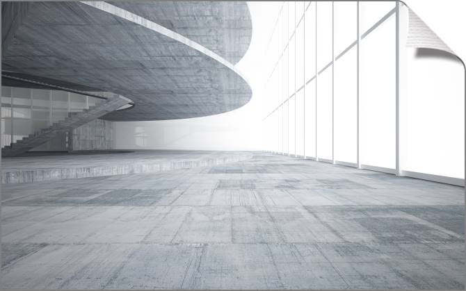 Купить и печать на заказ Картины на холсте Серый бетон и свет