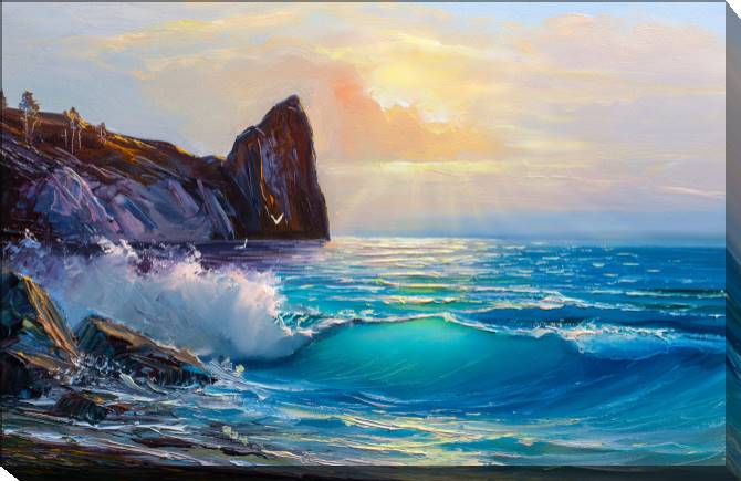 Paintings on canvas A series of picturesque shore-2