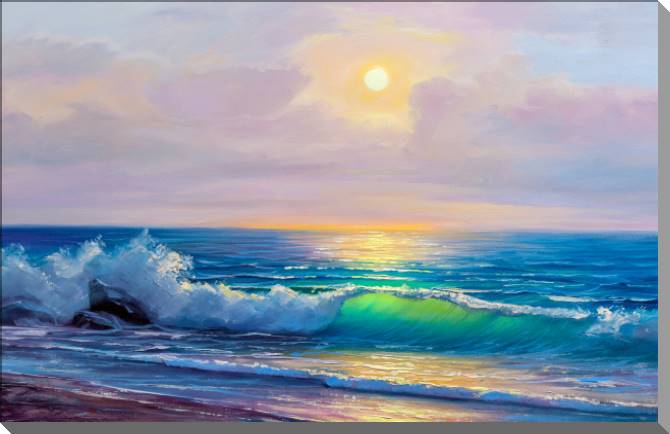 Купить и печать на заказ Картины на пластике, пеноркартоне Морская стихия