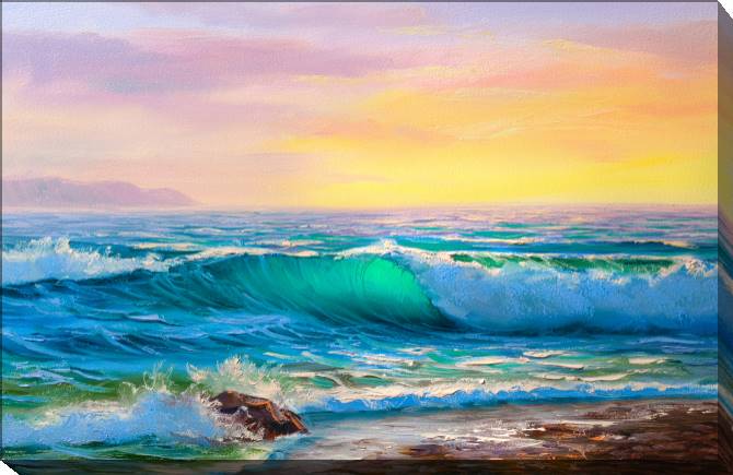 Paintings on canvas A series of picturesque shore-5