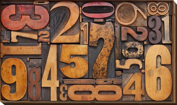 Paintings on canvas Vintage blocks