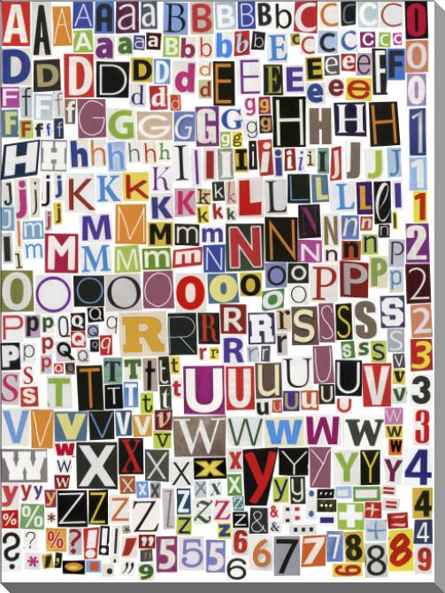 Купить и печать на заказ Картины на пластике, пеноркартоне Вырезки из журналов