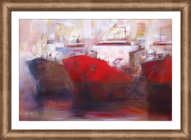 Купить и печать на заказ Картины в рамке, багете Танкеры