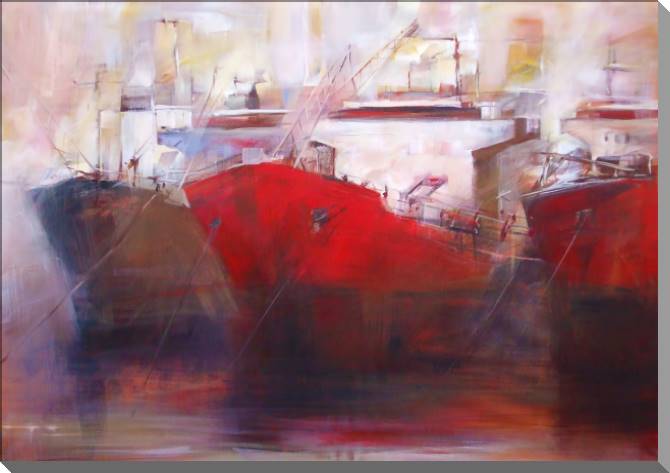 Купить и печать на заказ Картины на пластике, пеноркартоне Танкеры