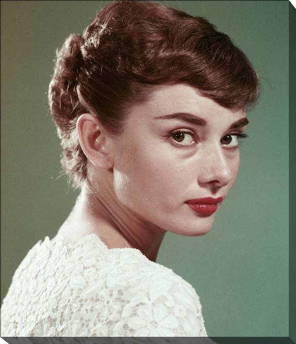 Paintings on canvas Portrait Of Audrey Hepburn