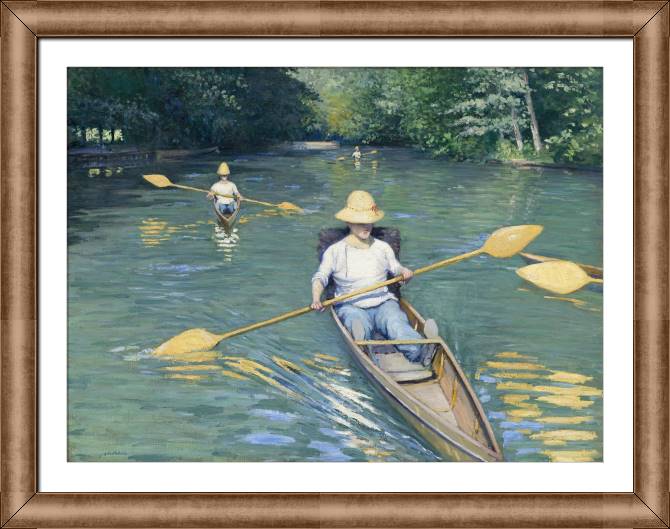 Купить и печать на заказ Картины в рамке, багете Лодки на Йере