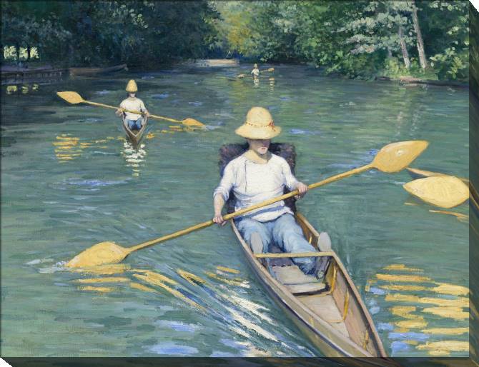Картины на холсте Boat in hyères (Gustave Caillebotte)