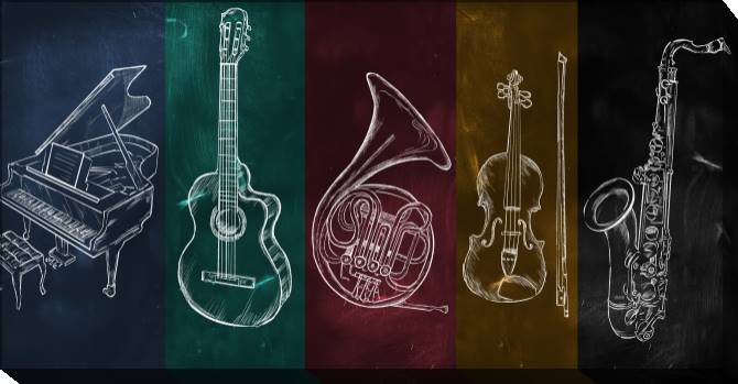 Paintings on canvas Tools