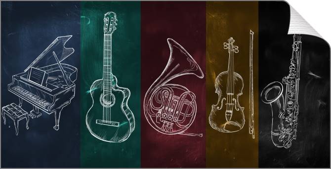 Купить и печать на заказ Картины на холсте Инструменты