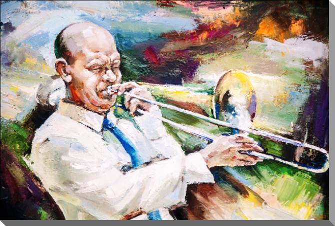 Купить и печать на заказ Картины на пластике, пеноркартоне Джаз