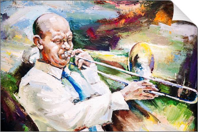 Купить и печать на заказ Картины на холсте Джаз