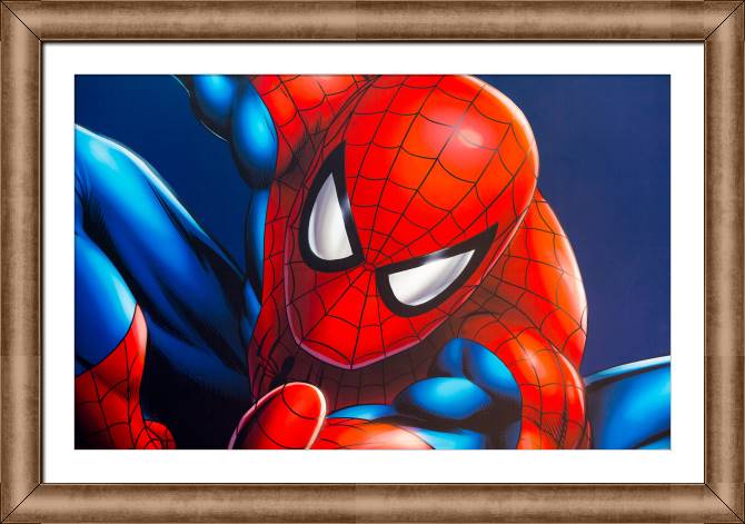 Купить и печать на заказ Репродукции картин Человек-паук иллюстрация